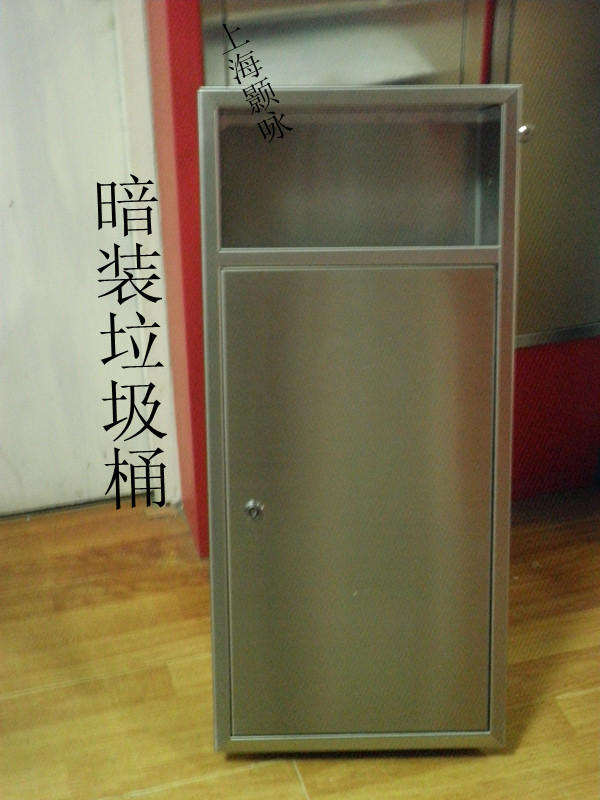 供应酒店,写字楼用 暗装304不锈钢垃圾桶