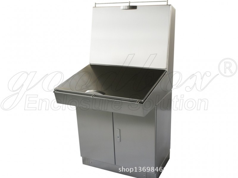 供应 不锈钢箱柜 GBAP琴台式组合操作台 钣金加工 非标机箱 定制