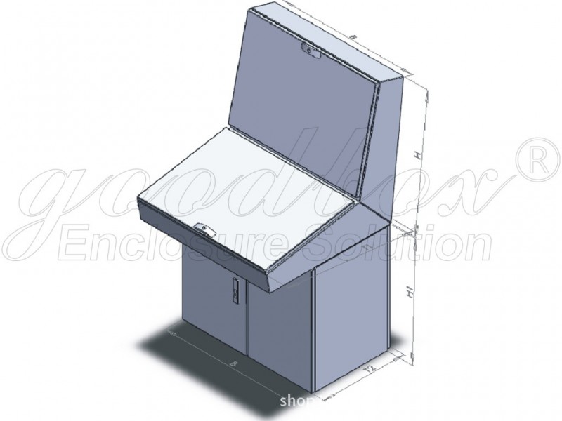 供应 不锈钢箱柜 GBAP琴台式组合操作台 钣金加工 非标机箱 定制
