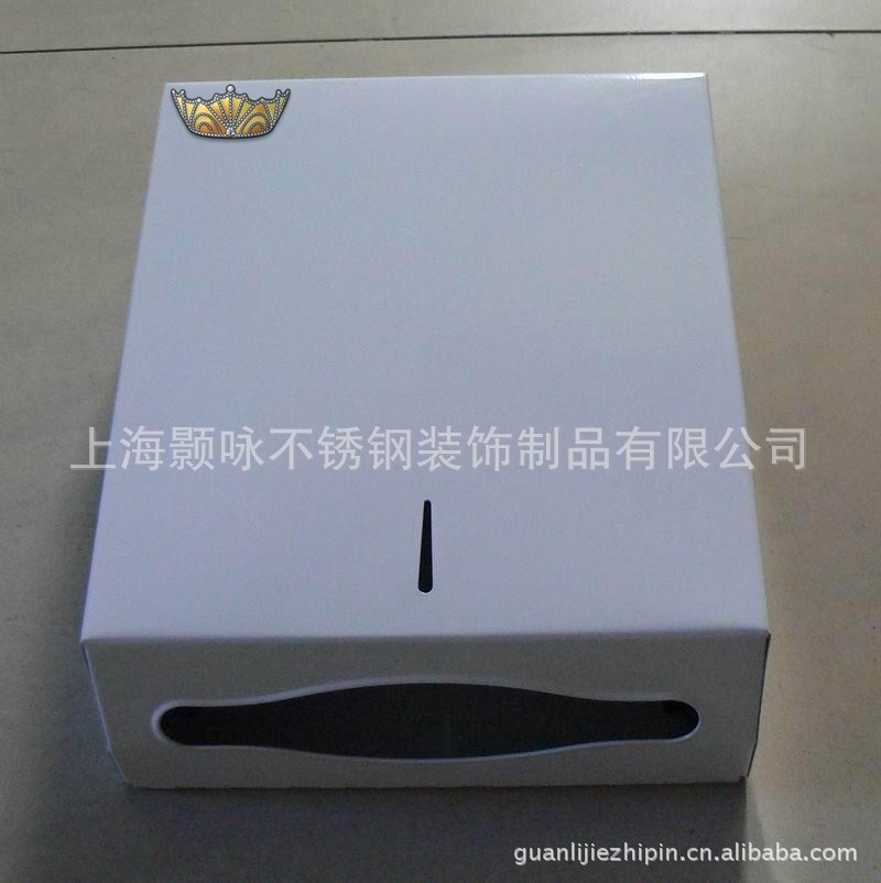 供应外挂方形加大酒店 宾馆 写字楼用不锈钢手纸架 手纸盒