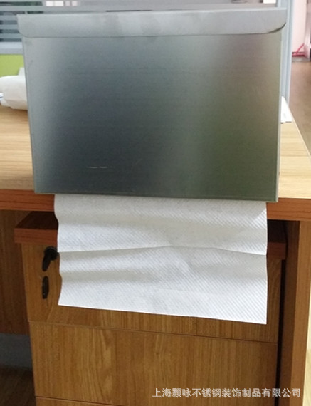 非标定做公共卫生间玻璃镜子后面嵌入式不锈钢抽纸盒