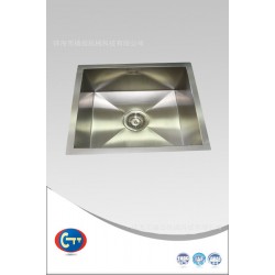 广东深圳佛山顺德不锈钢手工直角单盆水槽专业推砂焊接成型加工