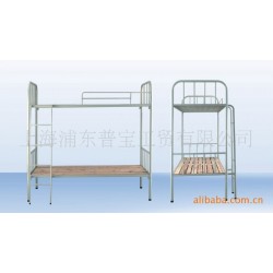 厂家供应宿舍双人床架、课桌椅、餐桌台、学校家具