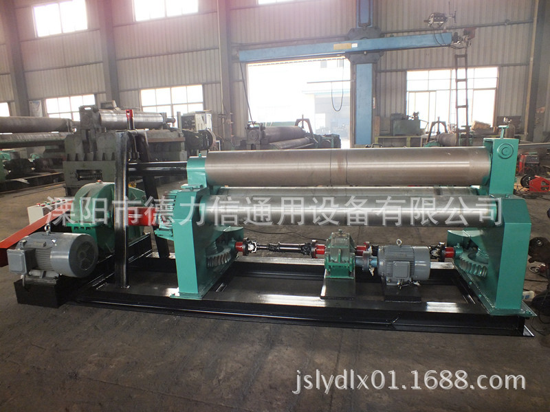 三辊卷板机 机械传动式耐用卷板机 板厚至16毫米自动卷板机