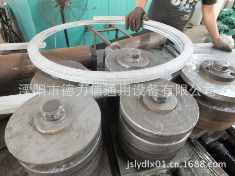 钢管卷圆机 溧阳厂家一次弯卷成型多功能型材卷圆机/五轮法兰机