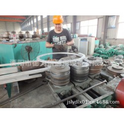 角钢圈圆机 法兰卷圆机 钢管卷圆机 金属卷圆成型设备【德力信】