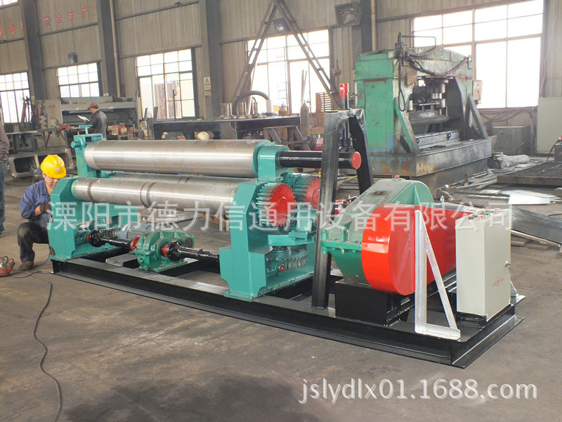 全自动卷板机 16毫米碳钢板卷圆筒机 蜗轮蜗杆电动升降卷板机