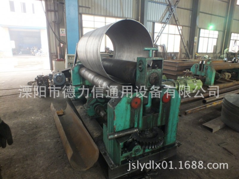 处理二手实心辊自动卷板机设备 16mm*3.2m自动卷板机二手