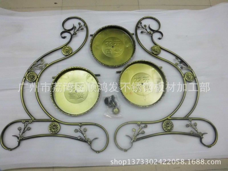 定做酒店企业家居商场花盆架.阳台架,客厅架,大三层架.铁艺花架