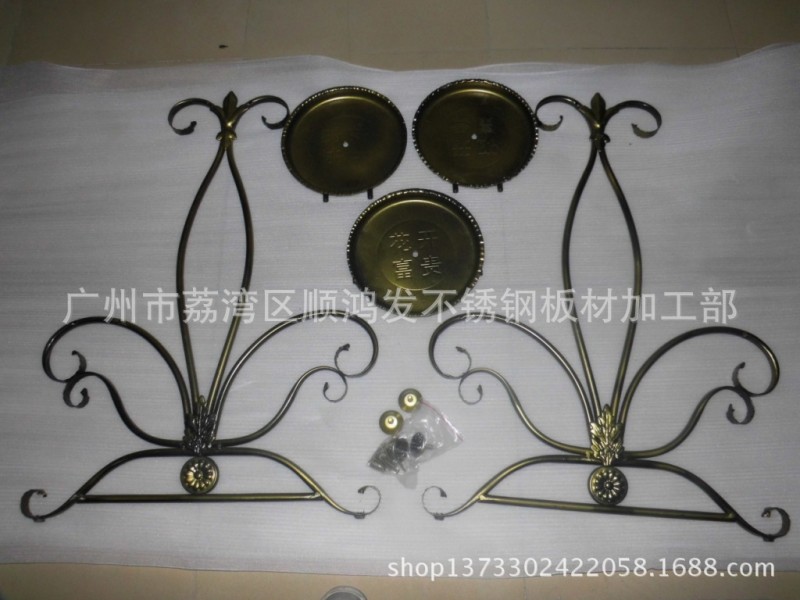 定做酒店花盆架,家居铁艺花架,商场中三层摆花架,办公室花架