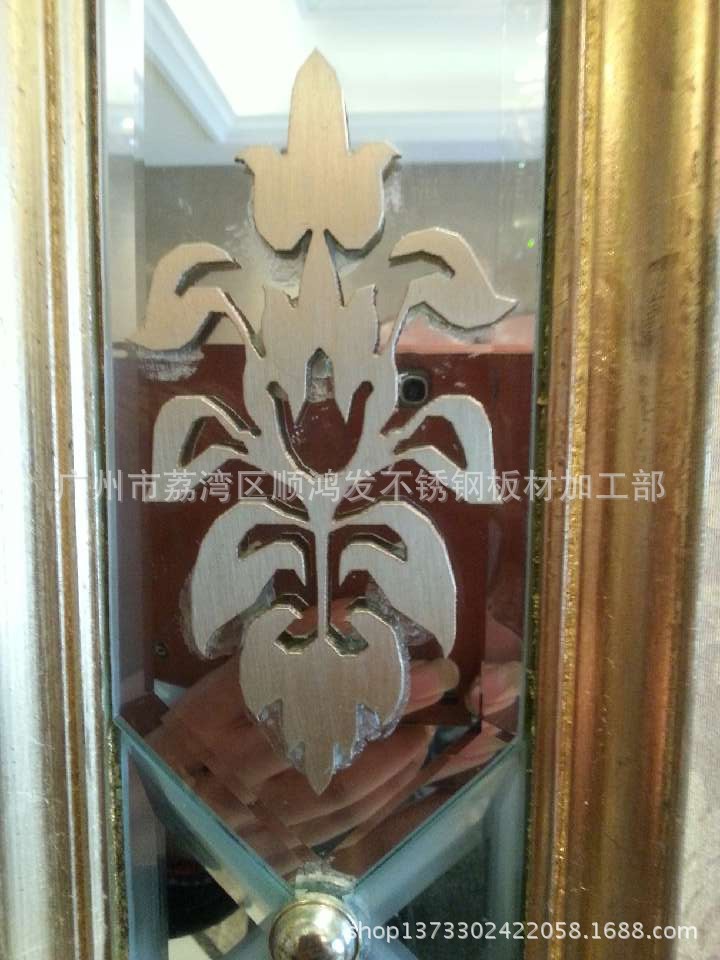 精致激光切割不锈钢摆件钛金装饰品,酒店家居精品