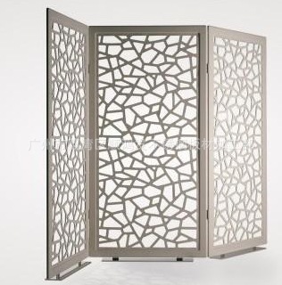 激光切割新型艺术镂空屏风,不锈钢屏风,钛金屏风