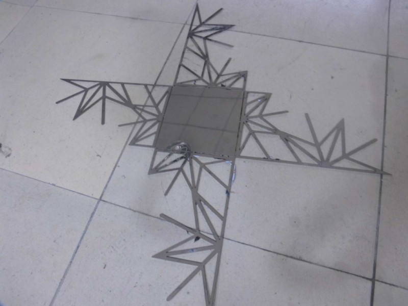 激光切割不锈钢精品,酒店家居企业办公室镜钢摆件装饰品