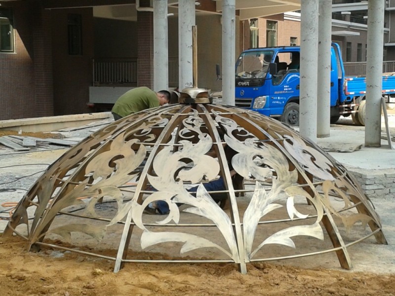 金属屋顶,,铁艺凉亭,公园美化凉亭,小区,酒店休闲式凉亭