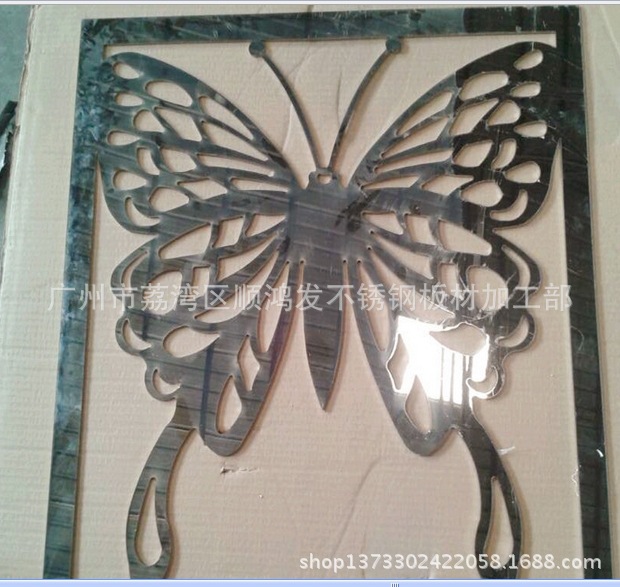 激光切割不锈钢异形摆件,酒店家居装饰品,企业办公室钛金摆件