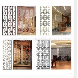 玄关屏风，酒店办公室屏风，不锈钢屏风，KTV装饰品