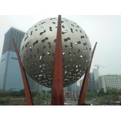 定做企业不锈钢雕塑，景点不锈钢雕塑，承接广场不锈钢标志雕塑