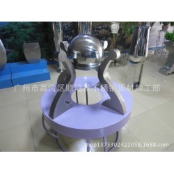 四柱宝顶，不锈钢工艺品，风水球，玄关摆件,酒店.企业.风水摆件