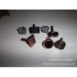 锌合金袖扣 香槟色锌合金袖扣 供应锌合金袖扣 东莞锌合金袖扣