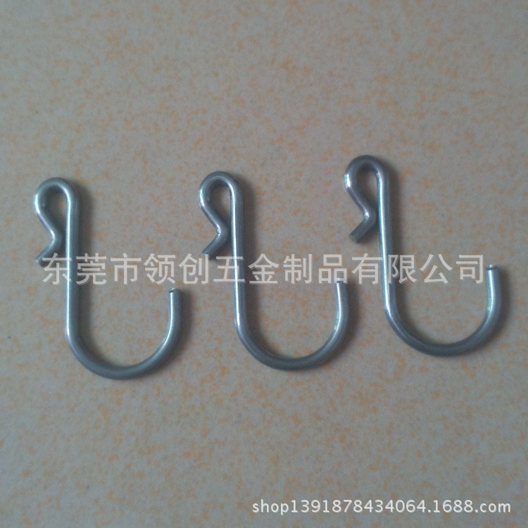 金属S型挂钩 S钩 不生锈铁钩 超强承重 镀锌挂钩