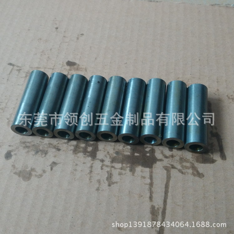 供应滚牙非标轴套 不锈钢传动套 轴承柱加工