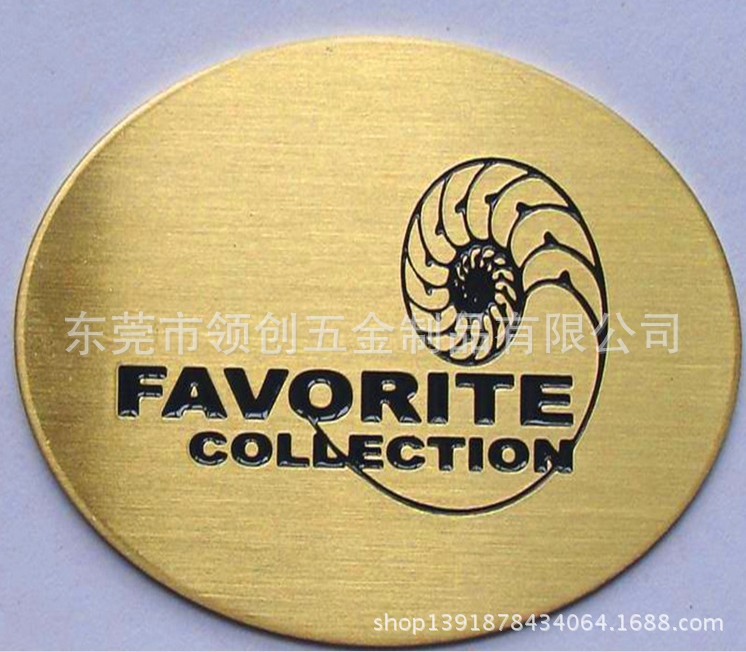 厂家供应精雕机雕刻铜牌 喷油拉丝黄铜牌 可刻字加工