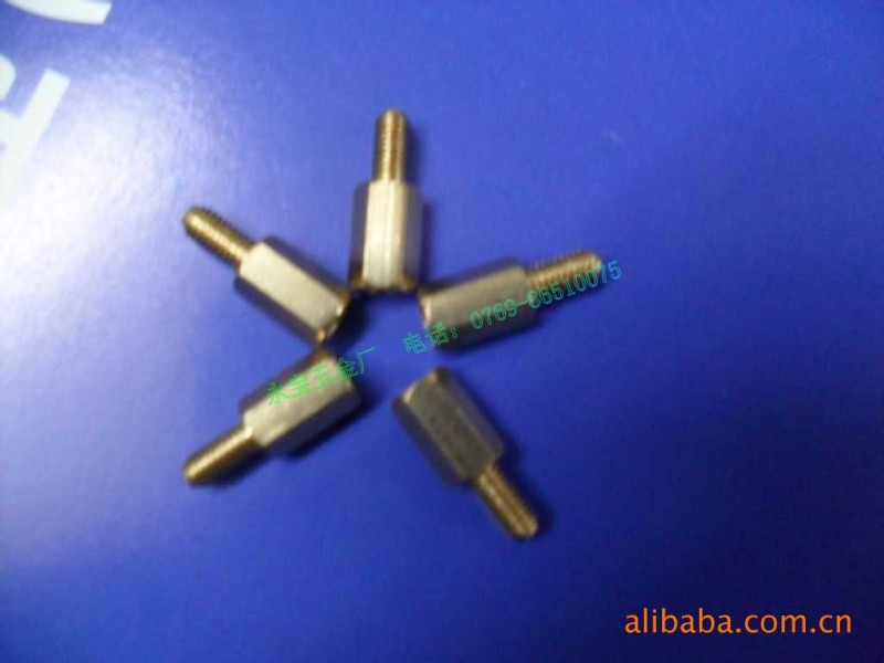 厂家直销】M2安防铜柱 监控铜柱 双通铜柱 直纹内外牙铜柱