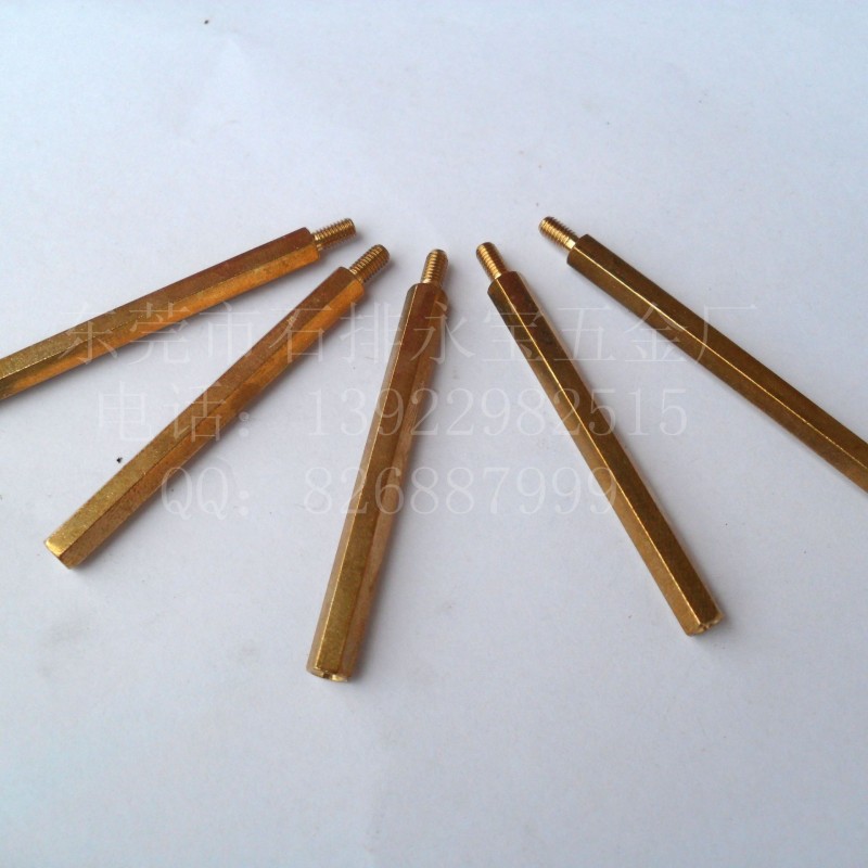 A厂家直供高质量六角铜螺柱 隔离柱 多规格铜支撑柱 正品保证
