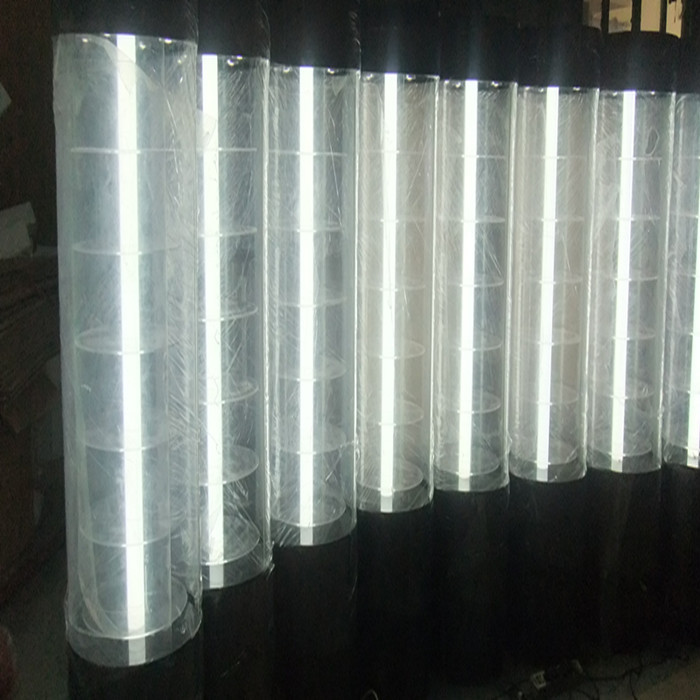 【上海厂家,真工艺,价实惠】内旋转外圆筒亚克力展示架