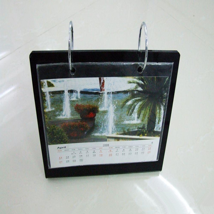 供应L型透明有机玻璃台历架,年历架