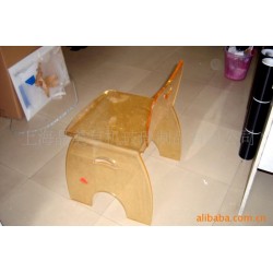 加工沾结无汽泡有机玻璃椅子，展架，