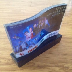 厂家热销透光性强高品质有机玻璃发光台牌