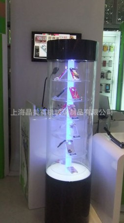 厂家热销透光性优良高品质旋转产品展示架