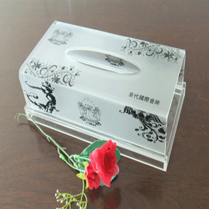 上海厂家供应 高档精品商务用品压克力 亚克力纸巾盒 餐巾盒