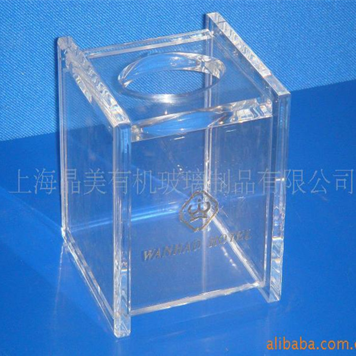 供应沾结无汽泡多色拼角亚克力盒子