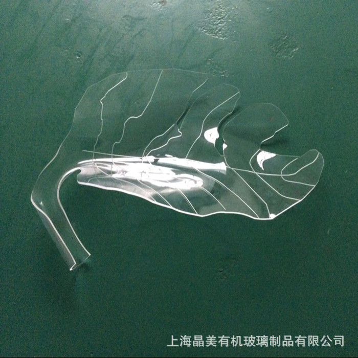 供应最新款示芭蕉叶有机玻璃花片