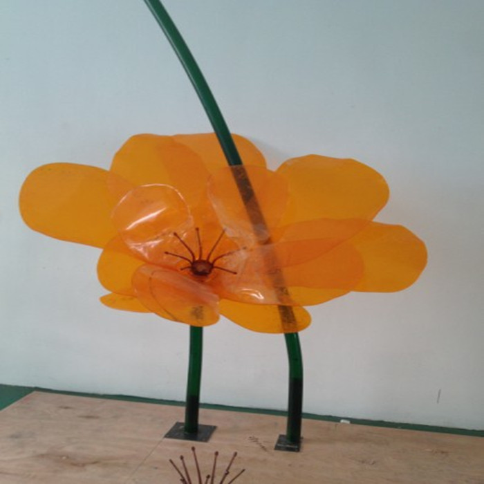 上海厂家来图来样订做塑料仿真精品亚克力花