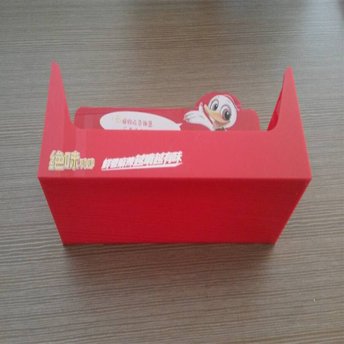 供应红色PMMA有机玻璃,亚克力产品盒子