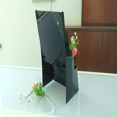 批量生产含金量品质有机玻璃制品黑色资料架