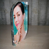 厂价供应双面透明精致4角吸石有机玻璃相框