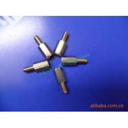 M3六角铜柱 六角单头铜螺柱 主板隔离柱 M3X5-60+6
