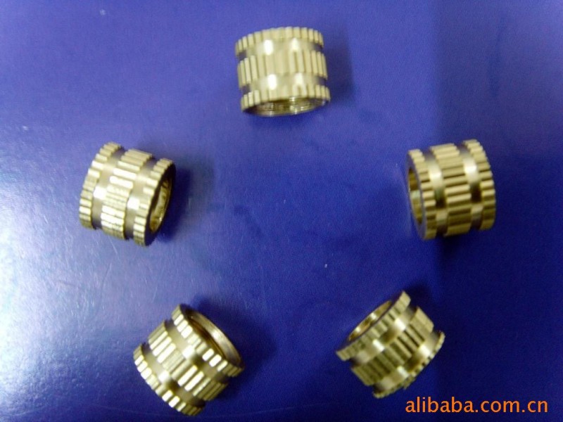 现货供应M1.6预埋铜螺母,M2-M5注塑铜螺母 铜嵌件