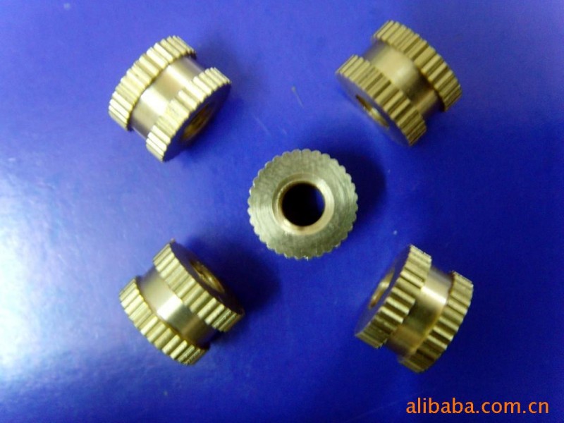 现货供应M1.6预埋铜螺母,M2-M5注塑铜螺母 铜嵌件