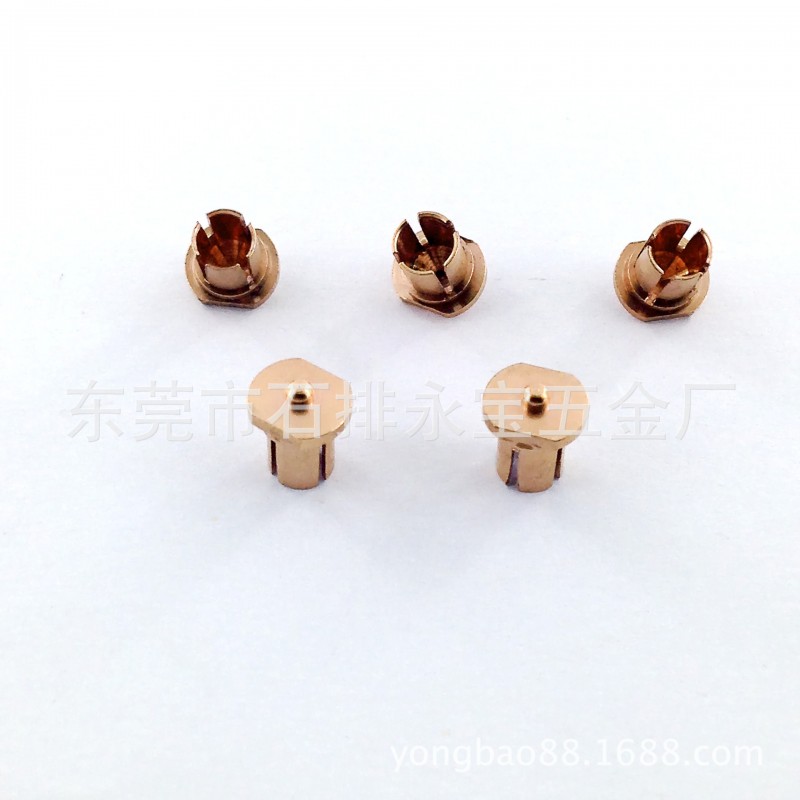 厂家直销 做工精密 M2-M6 铜螺母 承接定制非标五金配件加工