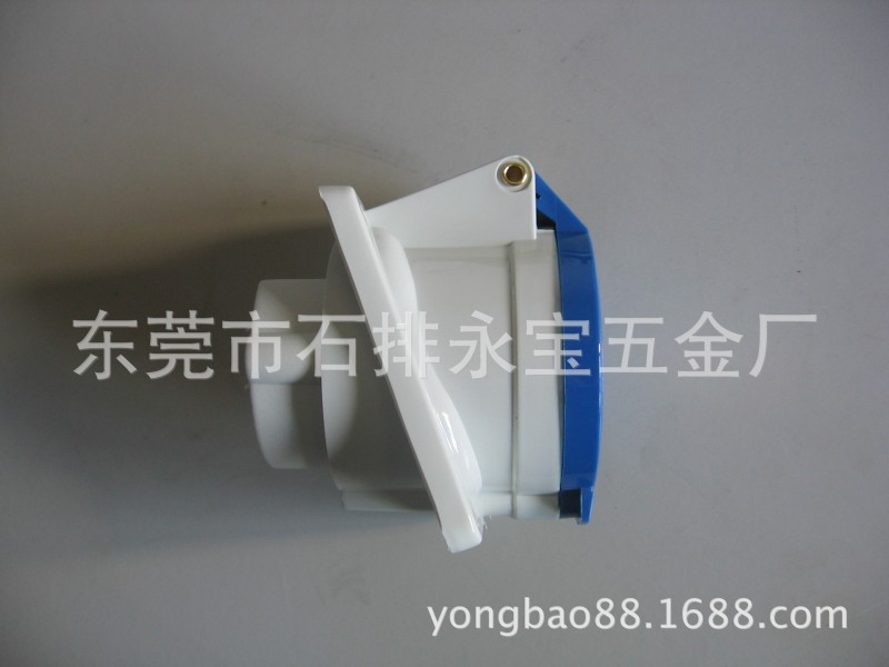 工业插头插座 IP67暗装直插座313 防水插座