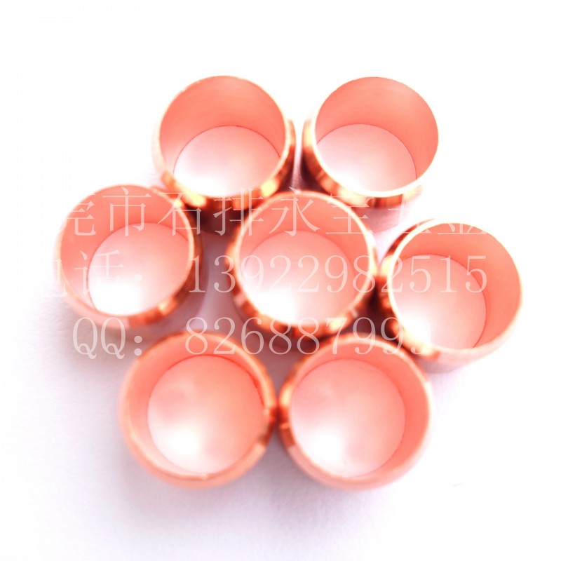 A【东莞市石排永宝五金厂】供应紫铜套 红铜管