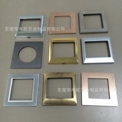 东莞定制 锌合金面板 香槟金面板 青铜金开关面板  金属插座面板