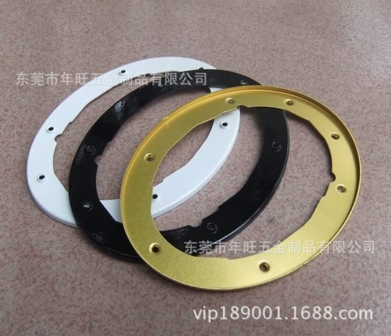 不锈钢烤漆面板 拉丝喷砂铝片 五金冲压镂空装饰片 定制订做