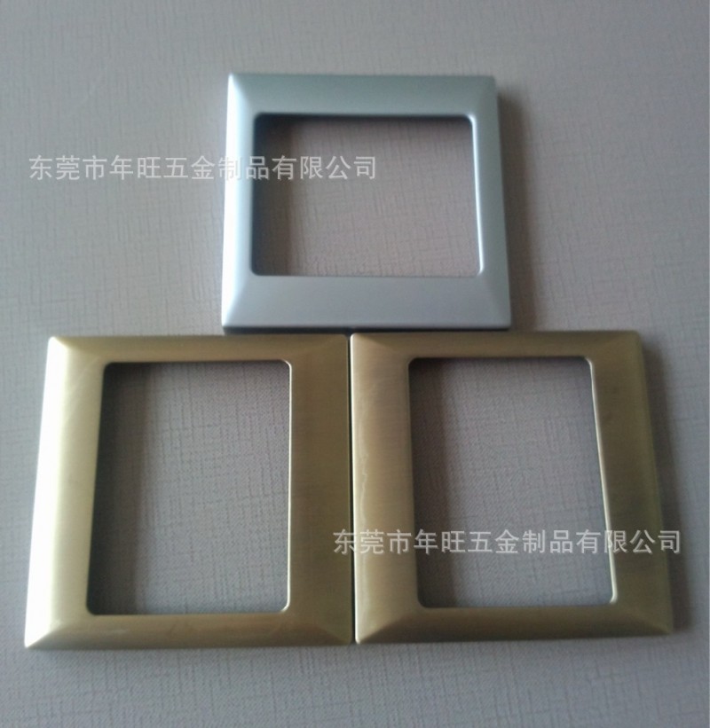不锈钢拉丝墙壁开关 五金冲压面盖 插座开关装饰框 东莞定制