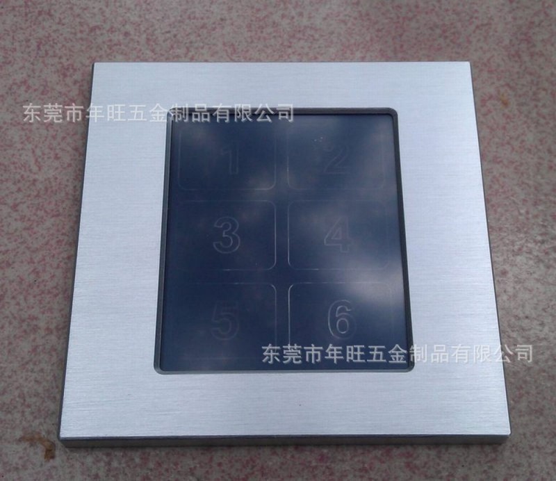 304不锈钢冲压面板 金属拉丝面板订做 86型开关装饰面盖框